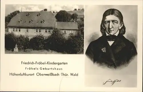 Oberweissbach Froebels Geburtshaus Kindergarten Portrait Kat. Oberweissbach