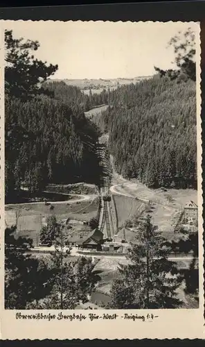 Oberweissbach Bergbahn oberes Schwarzatal Talstation Obstfelderschmiede Kat. Oberweissbach