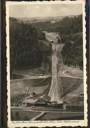 Oberweissbach Bergbahn oberes Schwarzatal Talstation Obstfelderschmiede Kat. Oberweissbach