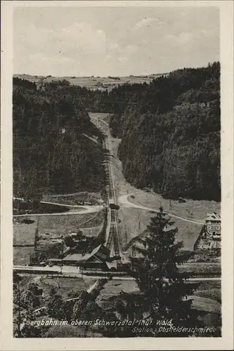 Oberweissbach Bergbahn oberes Schwarzatal Talstation Obstfelderschmiede Kat. Oberweissbach