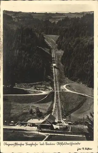 Oberweissbach Bergbahn oberes Schwarzatal Talstation Obstfelderschmiede Kat. Oberweissbach