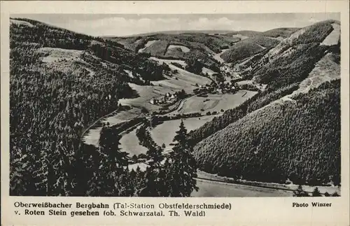 Oberweissbach Bergbahn Talstation Obstfelderschmiede  Kat. Oberweissbach