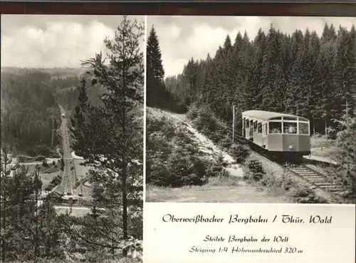 Oberweissbach Bergbahn Talstation Obstfelderschmiede  Kat. Oberweissbach