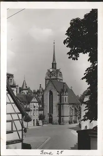 Gera Kirche Unterhaeuser Kat. Gera