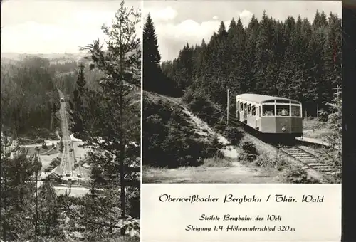 Oberweissbach Bergbahn Talstation Obstfelderschmiede  Kat. Oberweissbach