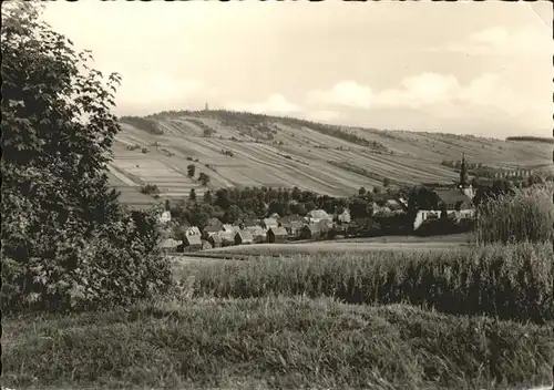 Oberweissbach Blick zum Froebelturm Kat. Oberweissbach