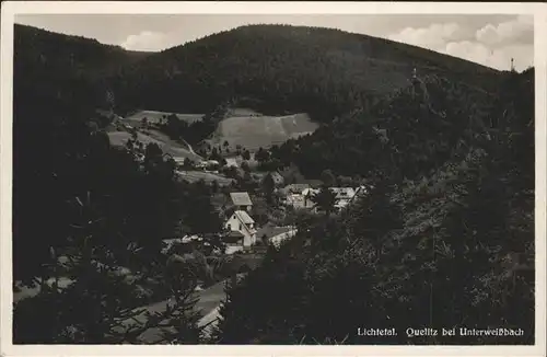 Unterweissbach Lichtetal Quelitz bei Unterweissbach Kat. Unterweissbach