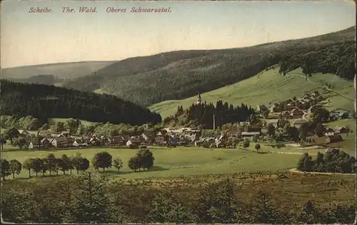 Scheibe Alsbach Panorama Oberes Schwarzatal Kat. Scheibe Alsbach