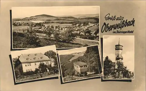 Oberweissbach Bergbahn Froebeturm Kat. Oberweissbach