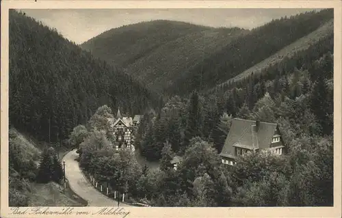 Bad Finkenmuehle Blick vom Milchberg Kat. Herschdorf Ilmenau