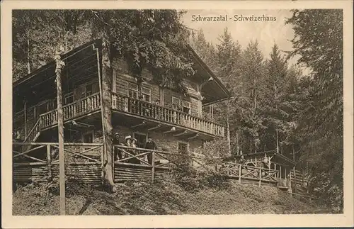 Schwarzatal Schweizerhaus Kat. Rudolstadt