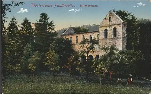 Paulinzella Klosterruine  Kat. Rottenbach Thueringen