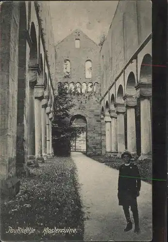 Paulinzella Klosterruine Gasthaus Menger Kat. Rottenbach Thueringen