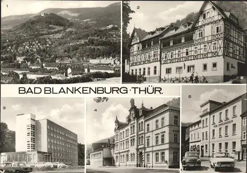 Bad Blankenburg Erholungsheime "Greifenstein" "Magnus Poser" "Albert Haehnel" Autos Kat. Bad Blankenburg