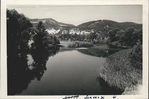 Schwarza Blankenhain Saale mit Kulm Kat. Blankenhain Thueringen