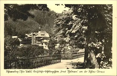 Schwarzburg Thueringer Wald Reichsbahn Erholungsheim "Ernst Thaelmann" Kat. Schwarzburg