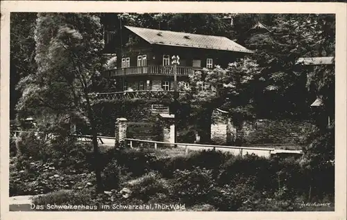 Schwarzatal Schweizerhaus Kat. Rudolstadt