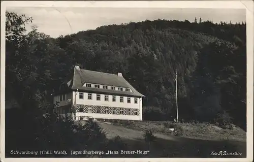 Schwarzburg Thueringer Wald Jugendherberge "Hans Breuer Haus" Kat. Schwarzburg
