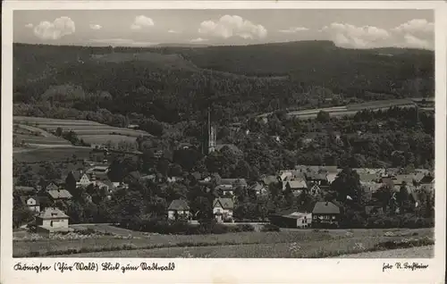 Koenigsee Thueringen Panorama Kat. Koenigsee