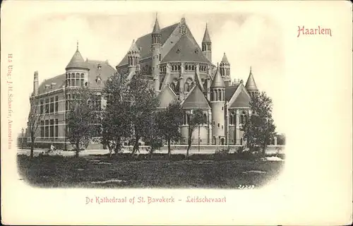 Haarlem Kathedraal of St. Bavokerk Leidschevaart Kat. Haarlem