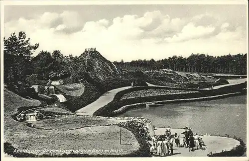 Apeldoorn Water vallen Berg en Bosch Kat. Apeldoorn