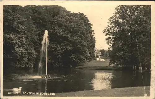 Arnhem Fontein Sonsbeek Kat. Arnhem