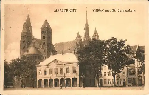 Maastricht Vrijthof met St. Servaaskerk Kat. Maastricht