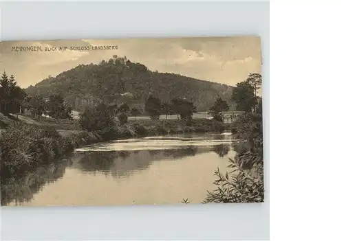 Meiningen Thueringen Schloss Landsberg Kat. Meiningen