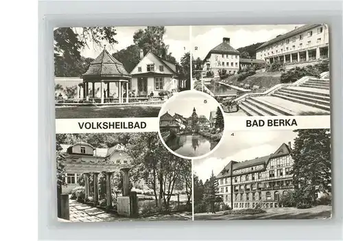 Bad Berka Volksheilbad Zentralklinik Klein Venedig Kat. Bad Berka