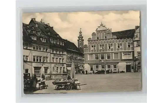Weimar Thueringen Alt-Weimar Marktplatz / Weimar /Weimar Stadtkreis