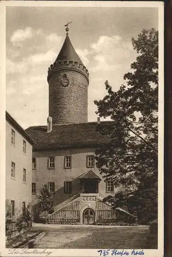 Kahla Thueringen Burghof in der Leuchtenburg Kat. Kahla Thueringen