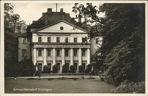Ebersdorf Thueringen Schloss Kat. Saalburg Ebersdorf