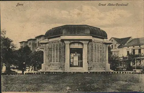 Jena Ernst Abbe Denkmal Kat. Jena