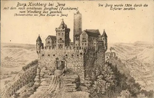 Jena Burg Kirchberg Kat. Jena