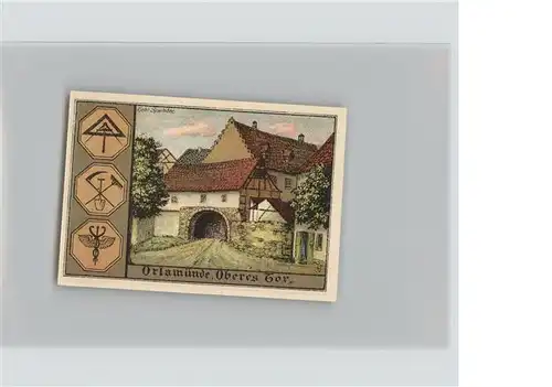 Orlamuende 50 Pfennig Gutschein Kat. Orlamuende