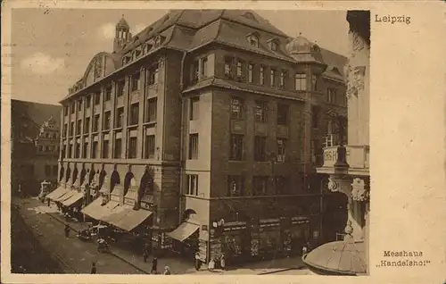 Leipzig Messhaus Handelshof Kat. Leipzig