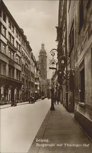 Leipzig Burgstr. Thueringer Hof Kat. Leipzig