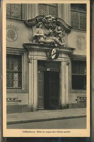 Leipzig Kaffeebaum Relief August Starken Kat. Leipzig