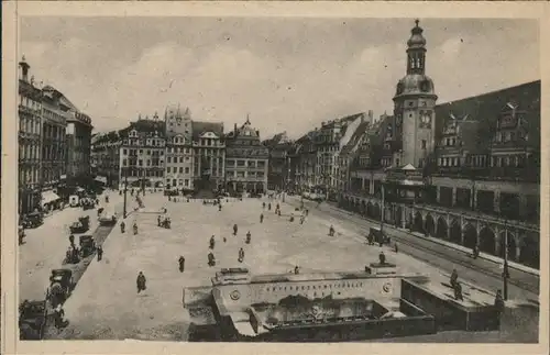 Leipzig Markt Peterstrasse Kat. Leipzig