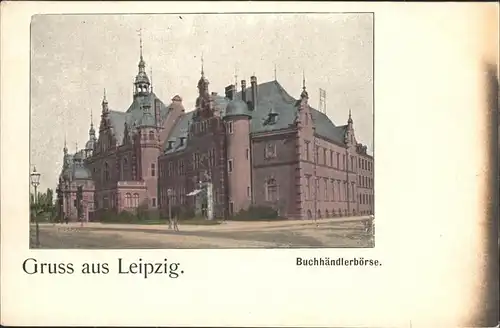 Leipzig Buchhaendlerboerse Kat. Leipzig