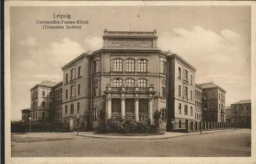 Leipzig Universitaet Frauen Klinik Triersches Institut Kat. Leipzig