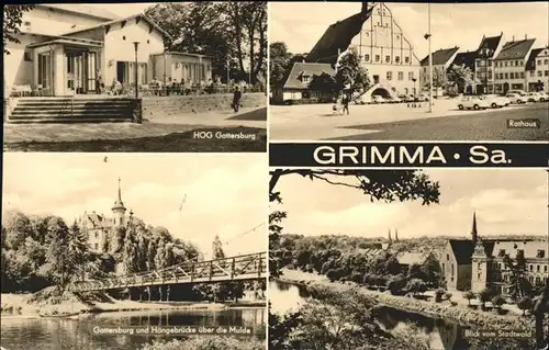Grimma Rathaus u.HOG Gattersburg Kat. Grimma