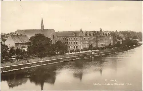 Grimma Fuerstenschule u.Klosterkirche Kat. Grimma