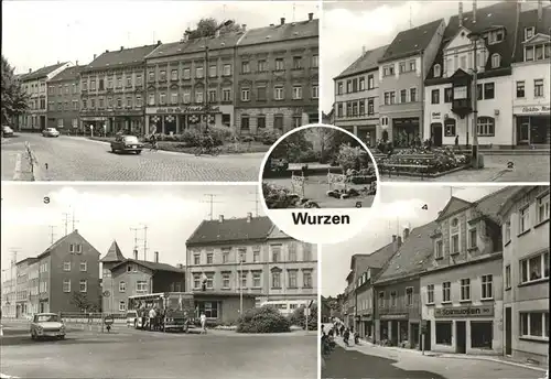 Wurzen Sachsen Friedrich Engels Platz u.Platz der DSF Kat. Wurzen