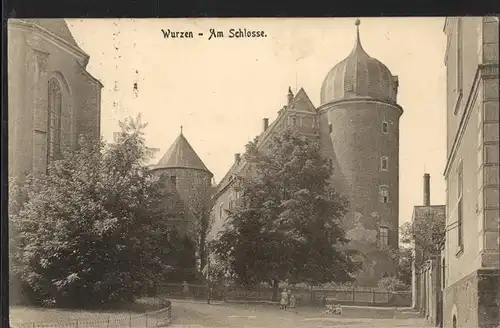 Wurzen Sachsen Partie am Schloss Kat. Wurzen