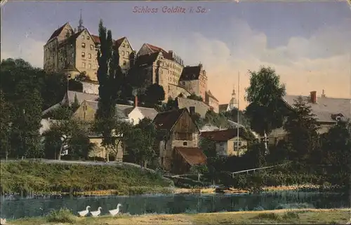 Colditz Schloss u.Mulde Kat. Colditz