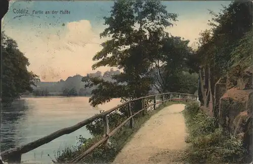 Colditz Weg an der Mulde Kat. Colditz