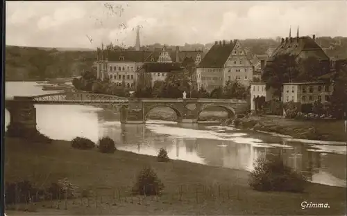 Grimma Muldenbruecke Kat. Grimma