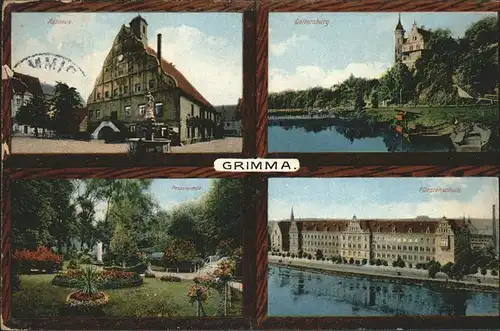 Grimma Fuerstenschule u.Rathaus Kat. Grimma