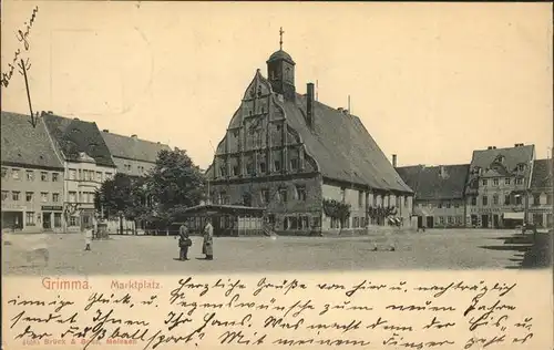 Grimma Marktplatz Kat. Grimma